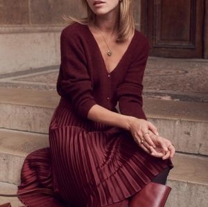 Sezane Barry Jumper in Burgundy